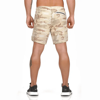 2-in-1 Training Shorts Camouflage Back View