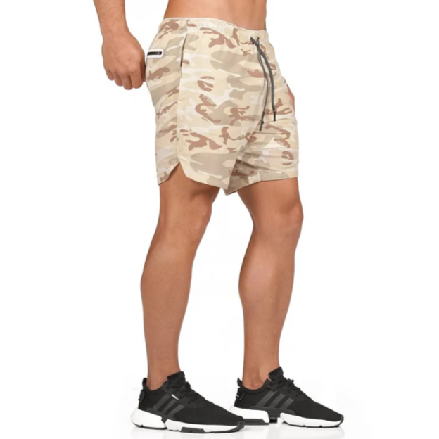 2-in-1 Training Shorts Camouflage Side View