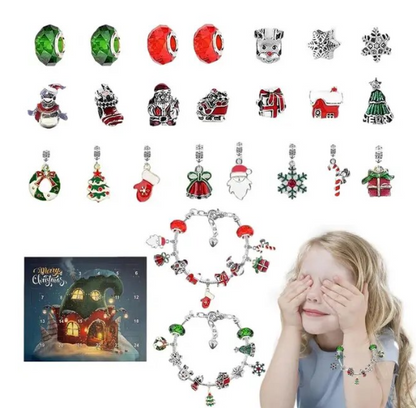 Christmas Advent Calendar Bracelets Set