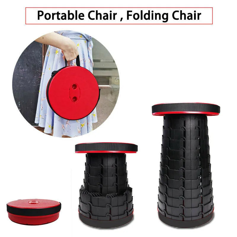 Retractable Stool Folding Chair