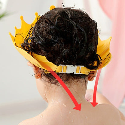 Baby Shower Shampoo Cap in use
