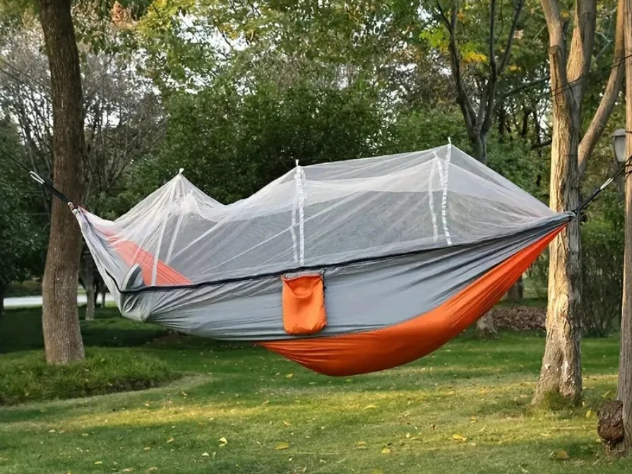Camping Hammock in use