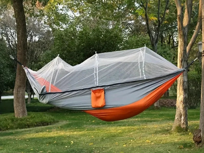 Camping Hammock in use