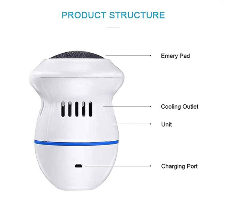 Electric Foot Grinder Product Structure