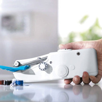 Handheld Sewing Machine in use