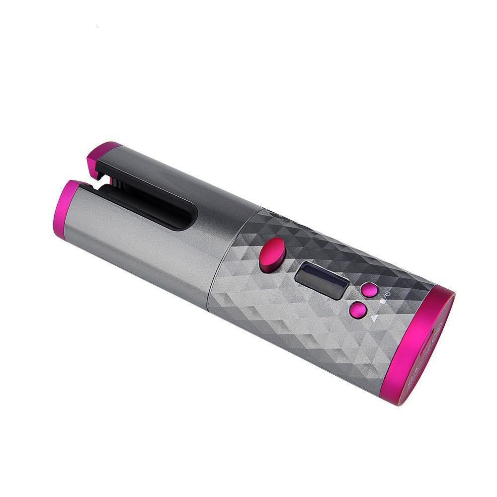 Cordless Automatic Hair Curler Grey